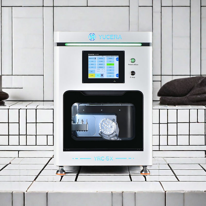 5 Axis Dental Milling Machine 60,000 RPM 7 Tool Capacity for Zirconia