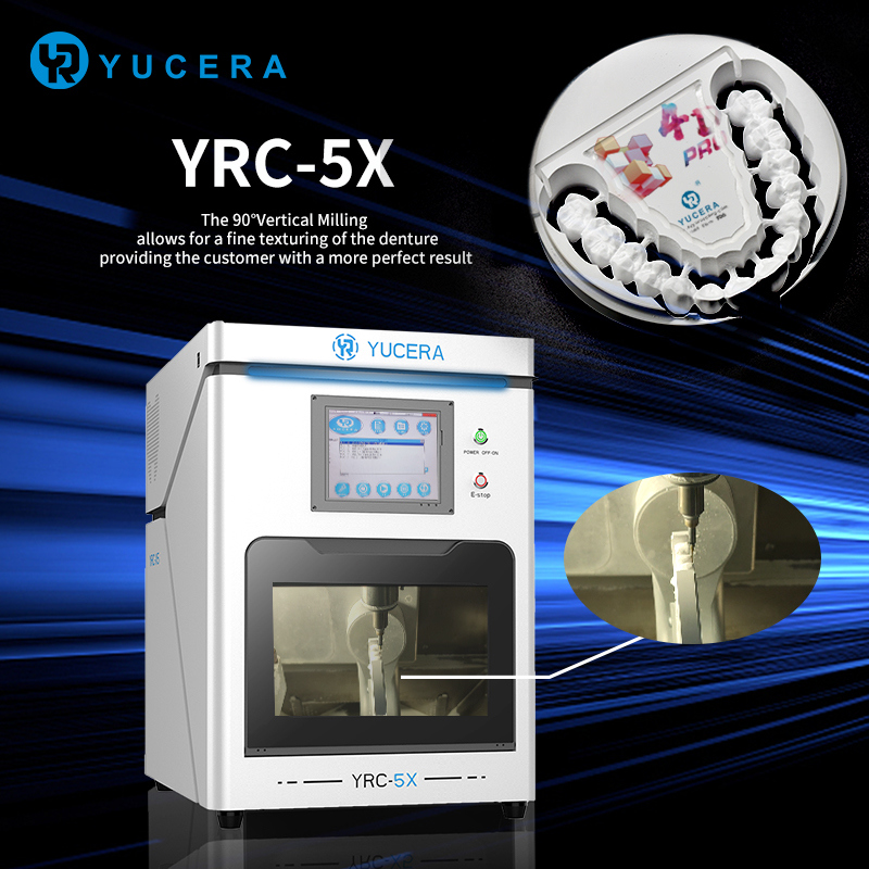 Yucera Hot Sale 5 Axis Dental Dry Milling Machine YRC-5X Dental Cad Cam Milling Machine for Zirconia,PMMA,WAX