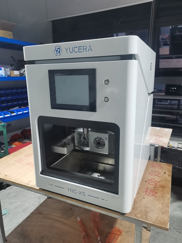 কারখানার সর্বনিম্ন মূল্য CAD CAM 5 অক্ষের শুষ্ক মিলিং ডেন্টাল মিলিং মেশিন চেয়ারসাইড মিলিং জিরকোনিয়া, PMMA, মোম-এর জন্য