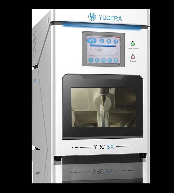 China Yucera Hot Sale Fully Automatic 5 Axis Dental CAD CAM Milling Machine for Lab