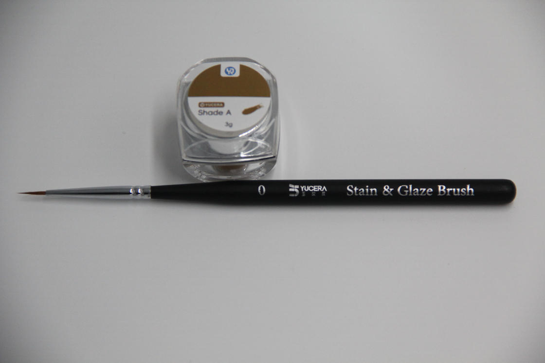 স্মাইল সলিউশনস ইউসেরা ১৮-রঙের সিরামিক জিরকোনিয়া স্টেইনিং কিট, ডেন্টাল ল্যাব সৃষ্টিগুলির জন্য প্রাকৃতিক আভা