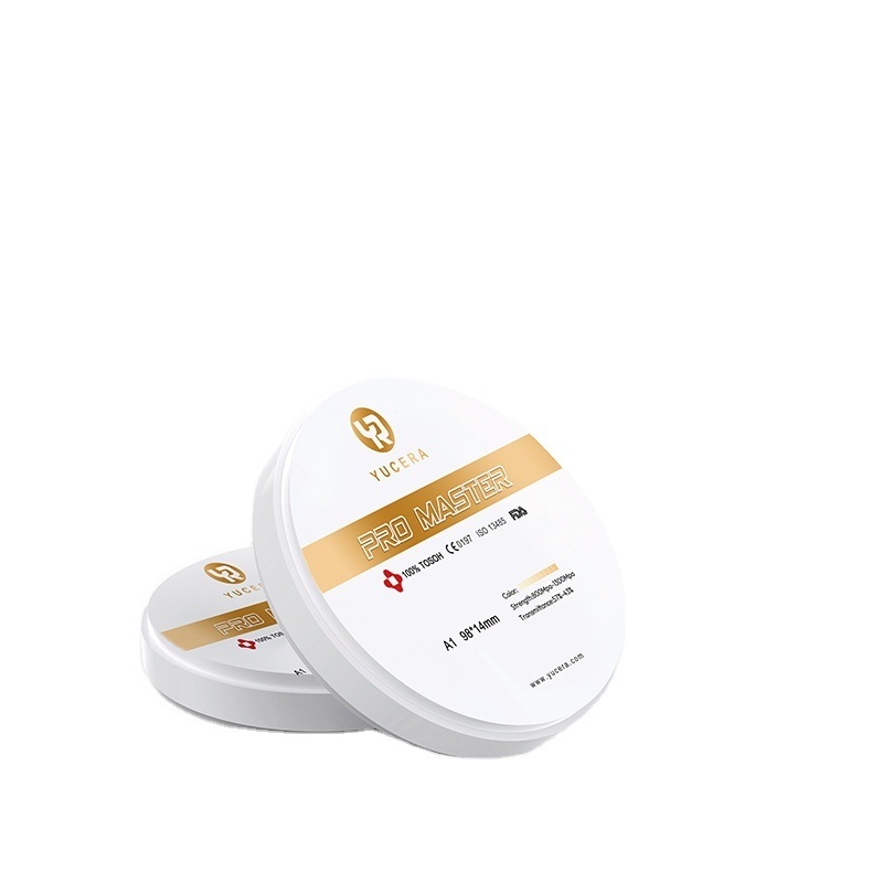 ইউসেরা প্রো মাস্টার সুপার ডুরাবল ডেন্টাল জিরকোনিয়া ব্লক, যা CAD CAM সিস্টেমের সাথে সামঞ্জস্যপূর্ণ এবং সুনির্দিষ্ট পুনরুদ্ধারের জন্য উপযুক্ত