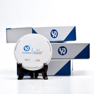 ইউসেরা ডেন্টাল সিএডি সিএএম জিরকোনিয়া ব্যহ্যাবরণের জন্য ইউটি হোয়াইট হাই ট্রান্সলুসেন্ট ব্লক করে